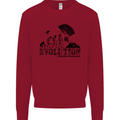 Powered Paragliding Evolution Paraglider Kids Sweatshirt Jumper Red