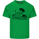 Powered Paragliding Evolution Paraglider Kids T-Shirt Childrens Irish Green