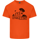 Powered Paragliding Evolution Paraglider Kids T-Shirt Childrens Orange