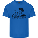 Powered Paragliding Evolution Paraglider Kids T-Shirt Childrens Royal Blue