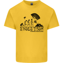 Powered Paragliding Evolution Paraglider Kids T-Shirt Childrens Yellow