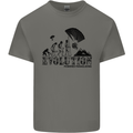 Powered Paragliding Evolution Paraglider Mens Cotton T-Shirt Tee Top Charcoal