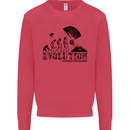 Powered Paragliding Evolution Paraglider Mens Sweatshirt Jumper Heliconia