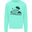 Powered Paragliding Evolution Paraglider Mens Sweatshirt Jumper Peppermint