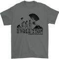 Powered Paragliding Evolution Paraglider Mens T-Shirt Cotton Gildan Charcoal