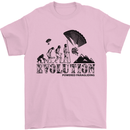 Powered Paragliding Evolution Paraglider Mens T-Shirt Cotton Gildan Light Pink
