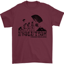 Powered Paragliding Evolution Paraglider Mens T-Shirt Cotton Gildan Maroon