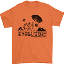 Powered Paragliding Evolution Paraglider Mens T-Shirt Cotton Gildan Orange