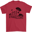 Powered Paragliding Evolution Paraglider Mens T-Shirt Cotton Gildan Red