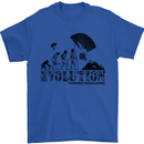 Powered Paragliding Evolution Paraglider Mens T-Shirt Cotton Gildan Royal Blue