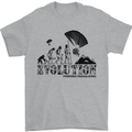 Powered Paragliding Evolution Paraglider Mens T-Shirt Cotton Gildan Sports Grey