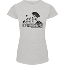 Powered Paragliding Evolution Paraglider Womens Petite Cut T-Shirt Sports Grey
