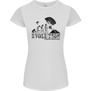 Powered Paragliding Evolution Paraglider Womens Petite Cut T-Shirt White