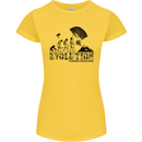 Powered Paragliding Evolution Paraglider Womens Petite Cut T-Shirt Yellow