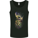 Praying Skull Gothic Biker Heavy Metal Rock Mens Vest Tank Top Black