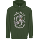 Pride MMA Muay Thai Mixed Martial Arts Childrens Kids Hoodie Forest Green