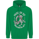 Pride MMA Muay Thai Mixed Martial Arts Childrens Kids Hoodie Irish Green