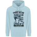Pride MMA Muay Thai Mixed Martial Arts Childrens Kids Hoodie Light Blue