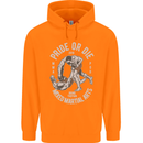 Pride MMA Muay Thai Mixed Martial Arts Childrens Kids Hoodie Orange