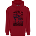 Pride MMA Muay Thai Mixed Martial Arts Childrens Kids Hoodie Red