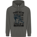 Pride MMA Muay Thai Mixed Martial Arts Childrens Kids Hoodie Storm Grey