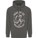 Pride MMA Muay Thai Mixed Martial Arts Childrens Kids Hoodie Storm Grey