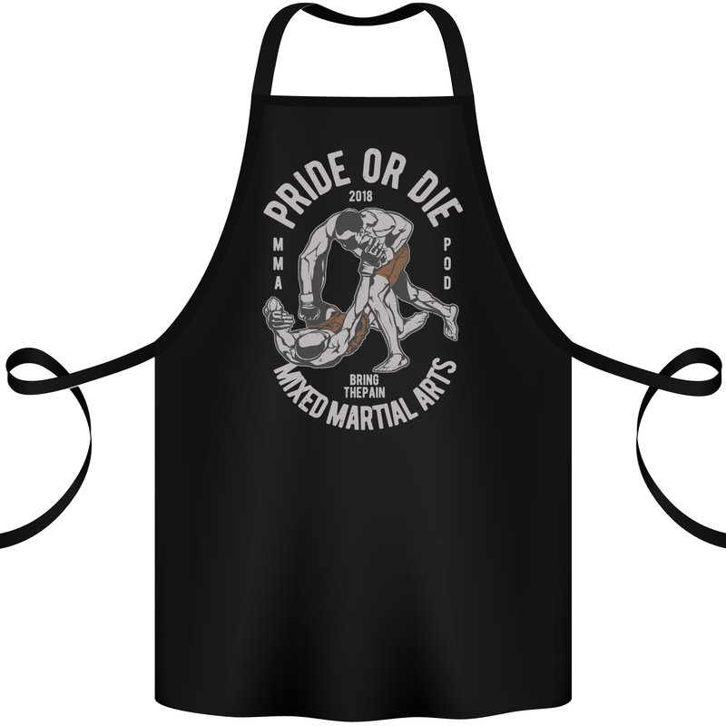 Pride MMA Muay Thai Mixed Martial Arts Cotton Apron 100% Organic Black