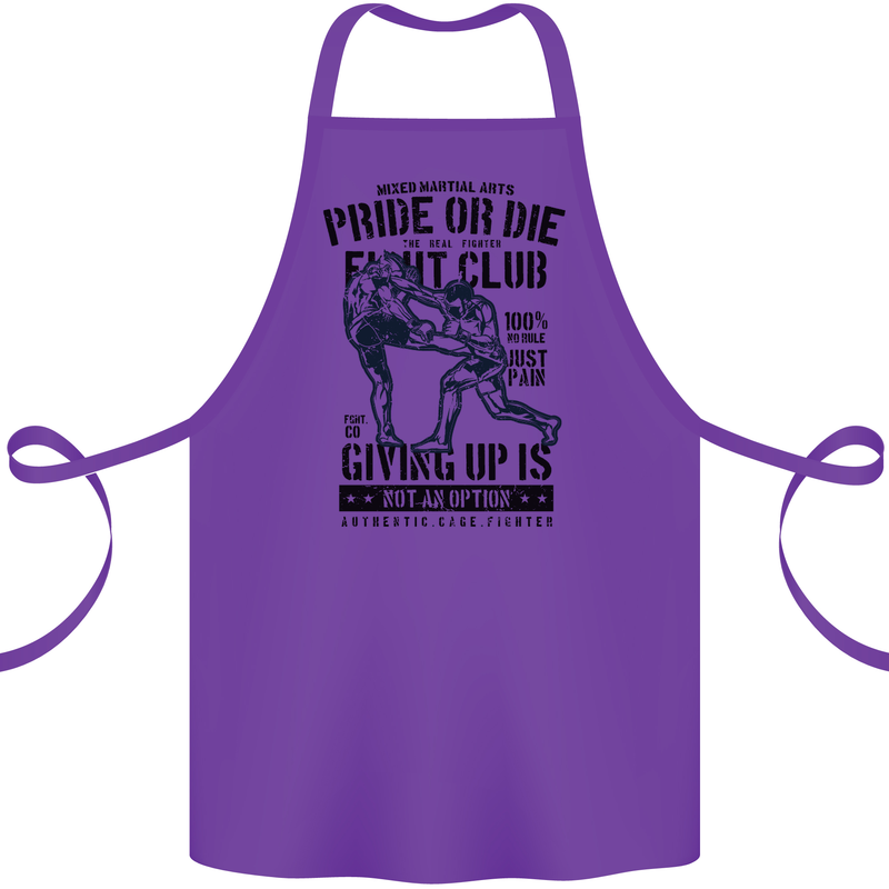 Pride MMA Muay Thai Mixed Martial Arts Cotton Apron 100% Organic Purple