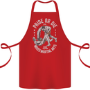 Pride MMA Muay Thai Mixed Martial Arts Cotton Apron 100% Organic Red