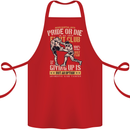 Pride MMA Muay Thai Mixed Martial Arts Cotton Apron 100% Organic Red