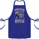 Pride MMA Muay Thai Mixed Martial Arts Cotton Apron 100% Organic Royal Blue
