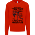 Pride MMA Muay Thai Mixed Martial Arts Kids Sweatshirt Jumper Bright Red
