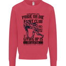 Pride MMA Muay Thai Mixed Martial Arts Kids Sweatshirt Jumper Heliconia