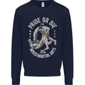 Pride MMA Muay Thai Mixed Martial Arts Kids Sweatshirt Jumper Navy Blue