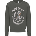 Pride MMA Muay Thai Mixed Martial Arts Kids Sweatshirt Jumper Storm Grey