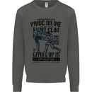 Pride MMA Muay Thai Mixed Martial Arts Kids Sweatshirt Jumper Storm Grey