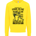 Pride MMA Muay Thai Mixed Martial Arts Kids Sweatshirt Jumper Yellow