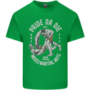 Pride MMA Muay Thai Mixed Martial Arts Kids T-Shirt Childrens Irish Green