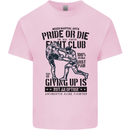 Pride MMA Muay Thai Mixed Martial Arts Kids T-Shirt Childrens Light Pink