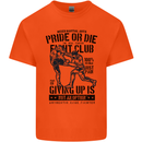 Pride MMA Muay Thai Mixed Martial Arts Kids T-Shirt Childrens Orange