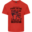 Pride MMA Muay Thai Mixed Martial Arts Kids T-Shirt Childrens Red