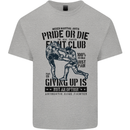 Pride MMA Muay Thai Mixed Martial Arts Kids T-Shirt Childrens Sports Grey