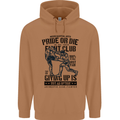 Pride MMA Muay Thai Mixed Martial Arts Mens 80% Cotton Hoodie Caramel Latte