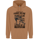 Pride MMA Muay Thai Mixed Martial Arts Mens 80% Cotton Hoodie Caramel Latte