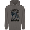 Pride MMA Muay Thai Mixed Martial Arts Mens 80% Cotton Hoodie Charcoal