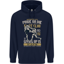Pride MMA Muay Thai Mixed Martial Arts Mens 80% Cotton Hoodie Navy Blue