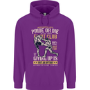 Pride MMA Muay Thai Mixed Martial Arts Mens 80% Cotton Hoodie Purple