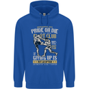 Pride MMA Muay Thai Mixed Martial Arts Mens 80% Cotton Hoodie Royal Blue