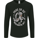 Pride MMA Muay Thai Mixed Martial Arts Mens Long Sleeve T-Shirt Black