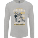 Pride MMA Muay Thai Mixed Martial Arts Mens Long Sleeve T-Shirt Sports Grey